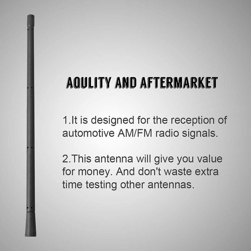 [Australia - AusPower] - KSaAuto Antenna for Ford F250 2017-2022, 13 Inch Flexible Rubber Truck Antenna, Car Antenna for FM AM Reception, Ford F250 Accessories 