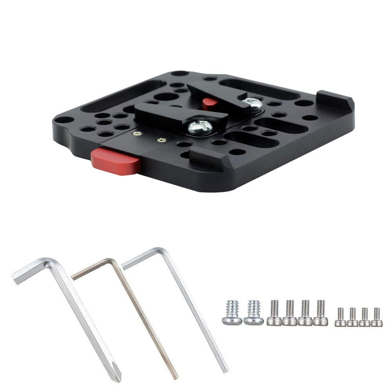 [Australia - AusPower] - WEIHE V-Lock Assembly Kit Female V-Dock Male V-Lock Quick Release Plate for V-Mount Battery 