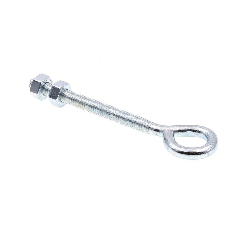 [Australia - AusPower] - Prime-Line 9066440 Eye Bolts With Nuts, 1/4 in.-20 X 4 in., Zinc Plated Steel, 10-Pack 4 inches 