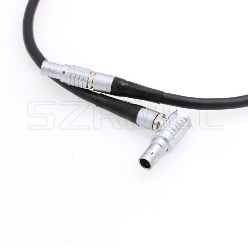 [Australia - AusPower] - SZRMCC Ambient NanoLockit 5 Pin to Right Angle EXT 9 Pin Timecode Input Output Cable for RED Komodo 6K Digital Cinema Camera Elbow 9pin-Straight 5pin 