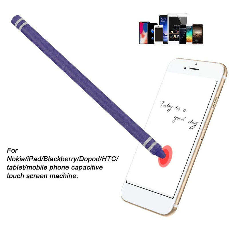 [Australia - AusPower] - Wendry Tablet Stylus, Extra Long Crayon Shape Touch Screen Pen, Mobile Phone Tablet Sensitive Writing Stylus, Stylus Pen Capacitive Touch Screen(Purple) 