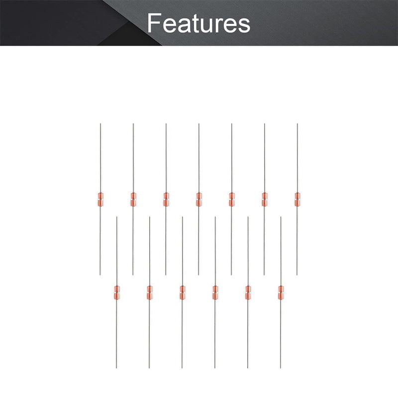 [Australia - AusPower] - Fielect 20PCS NTC Thermistors Resistors MF58 3950B 50K Ohm Glass Sealed Temperature Sensors MF58 50K 