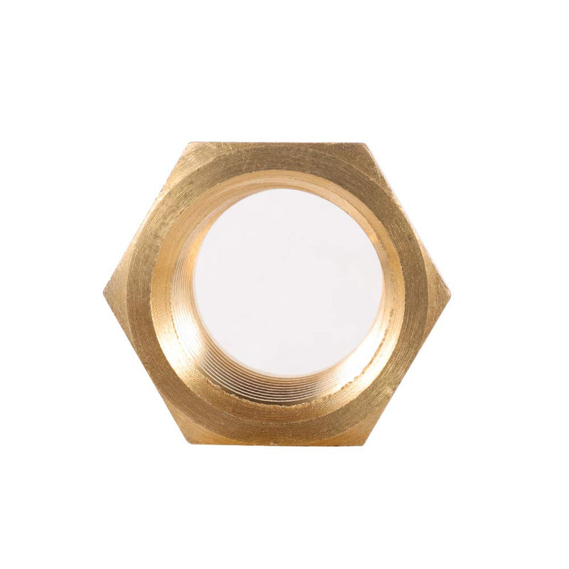 [Australia - AusPower] - Brass Pipe Fitting,3/4 Inch NPT Male to 1/2 Inch NPT Female Brass Pipe Hose Tube Fitting Hex Head Bushing Adapter Convert (3, 1/2 NPT female x 3/4 NPT male) 