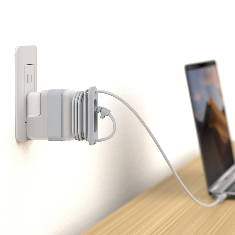 [Australia - AusPower] - TATOFY Charger Cable Organizer, Charger Case for MacBook 30w 29w Charger Adapter, Travel Cord Organizer, Charger Organizer, MacBook Accessories (MacBook Air 13", Retina 12") 