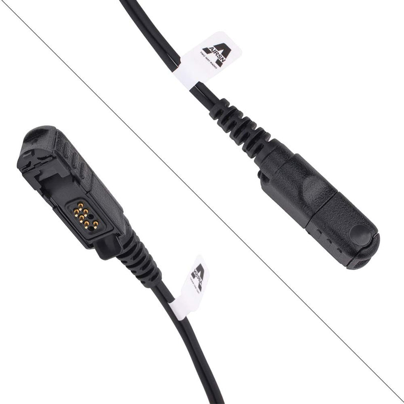 [Australia - AusPower] - AIRSN FBI Earpiece for Motorola XPR3300e XPR3500e XPR3300 XPR3500 Radio Walkie Talkie with MIC and PTT Acoustic Tube Headset 