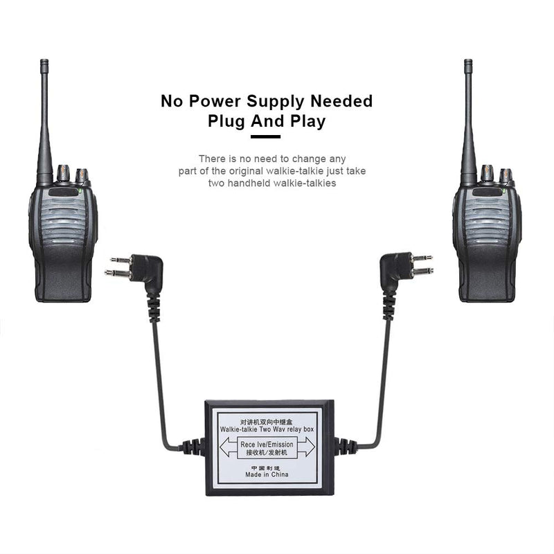[Australia - AusPower] - K-head Repeater Box, RPT-2K Relay Walkie Talkie K-head Two Way Radio Repeater Box for Baofeng UV-5R DM-5R GT-3TP Radio 