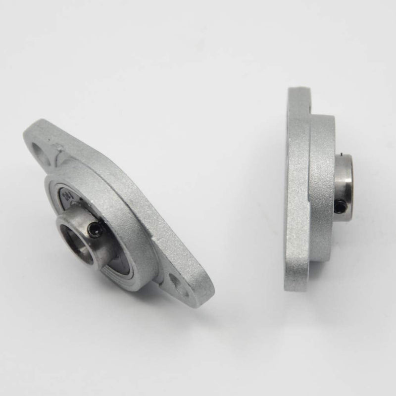 [Australia - AusPower] - ReliaBot 4PCs KFL08 ID8mm Mounted Flange Block Bearings Self Aligning Zinc Aluminum Alloy Support for Diameter 8mm Linear Shaft Rod T8 Lead Screw 4pcs KFL08(8mm) 4 