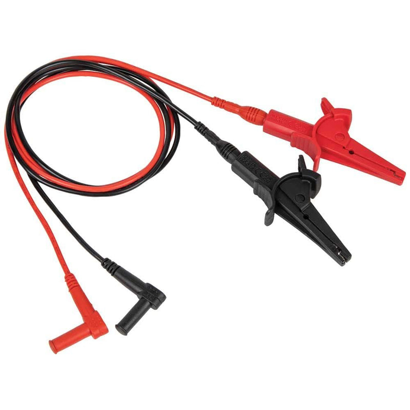 [Australia - AusPower] - Klein Tools 69381 Alligator Clip Test Leads, Heavy-Duty Replacement Meter Leads, for All Meters Using Banana Plug Meter Leads, 3-Foot 