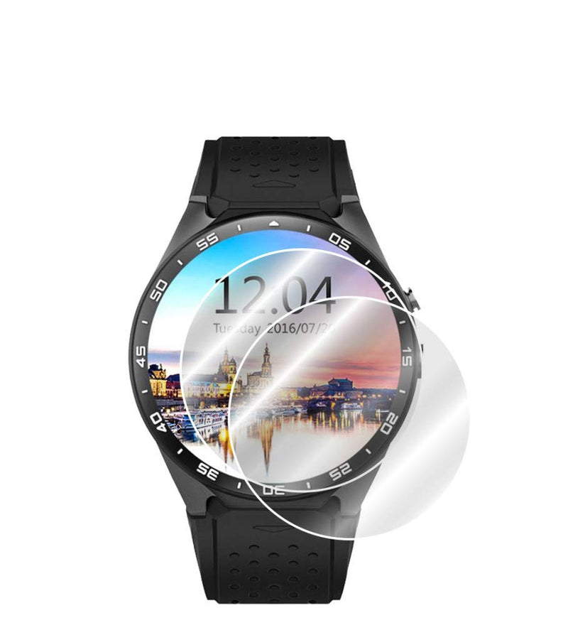 [Australia - AusPower] - IPG for KINGWEAR KW88 Smartwatch Screen Protector (2 Units) Invisible Ultra HD Clear Film Anti Scratch Skin Guard - Smooth/Self-Healing/Bubble -Free 