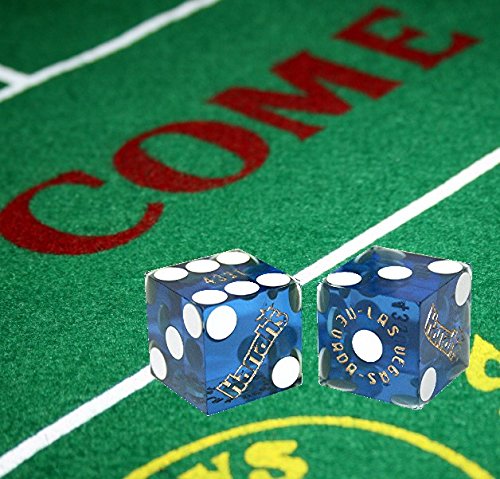 [Australia - AusPower] - Cyber-Deals Authentic Las Vegas & Nevada Casino Table-Played Craps Dice 19mm - Randomly Bundled Pairs 02 Pairs (4 Dice) 