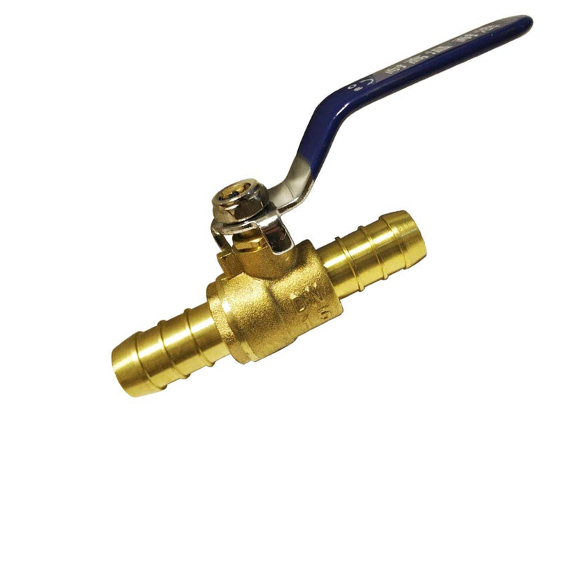 [Australia - AusPower] - Metalwork PEX Valve 5/8" Barb, Heater Hose Barbed Valves, Forged Brass, 90 Degree Turn, Full Port, 1 Pc 5/8" 1 Pcs 