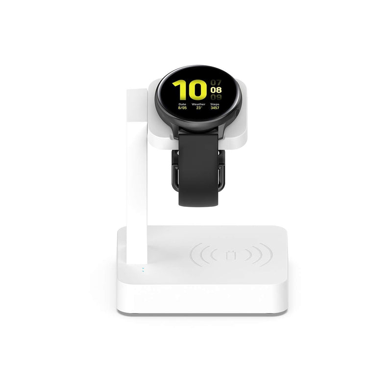 [Australia - AusPower] - Powerhill Galaxy Watch 3 Charger,Active/Active 2 Charger,Smartwatch Charger Compatible with Samsung Galaxy Watch,Watch 3,Active/Active 2,Gear Sport,Gear S3,White White 