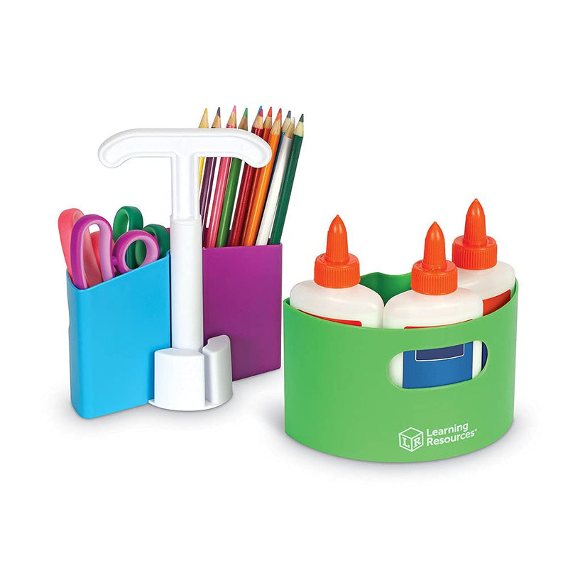 [Australia - AusPower] - Learning Resources Create-a-Space Storage Mini Center, Back to School Resources for Teachers, Classroom Craft Keeper, Maker Space, Small Space Storage, Teacher Organizer, Home School Accessories, 4 Piece Set Create-a-Space Mini 