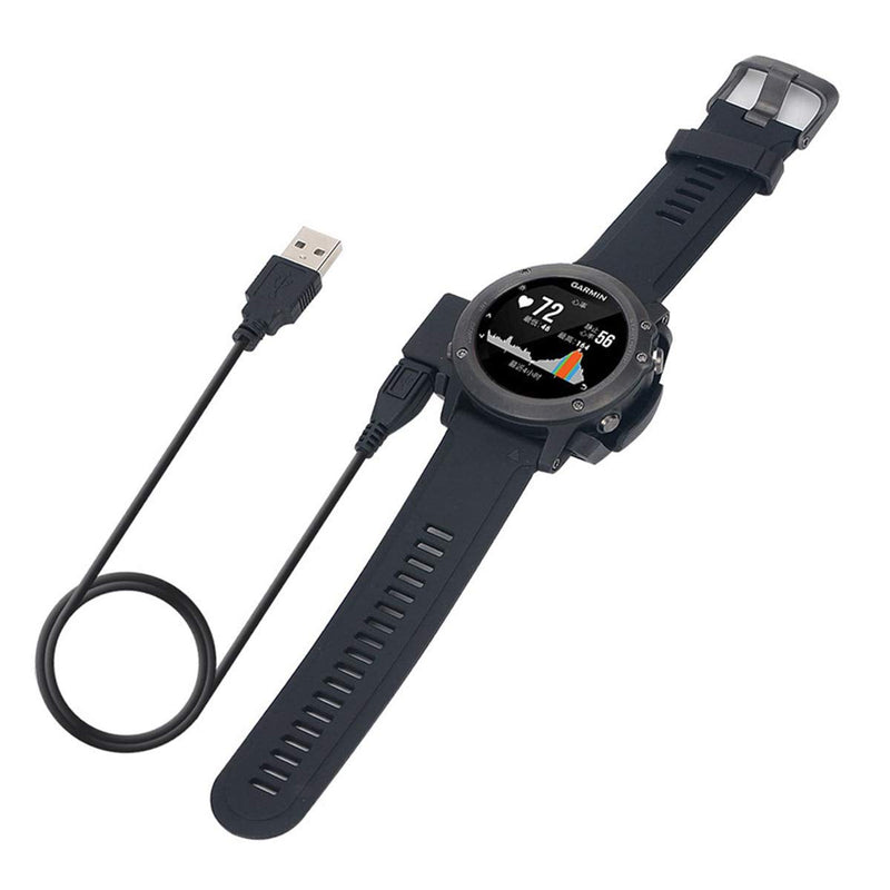 [Australia - AusPower] - 2-Pack Charger for Fenix 3/Fenix 3 HR/Quatix 3/ Tactix Bravo/ D2 Bravo, Replacement Charging Cable Cord for Garmin Fenix 3 Heart Rate Smart Watch (2Pack, 3.3ft/1m) 