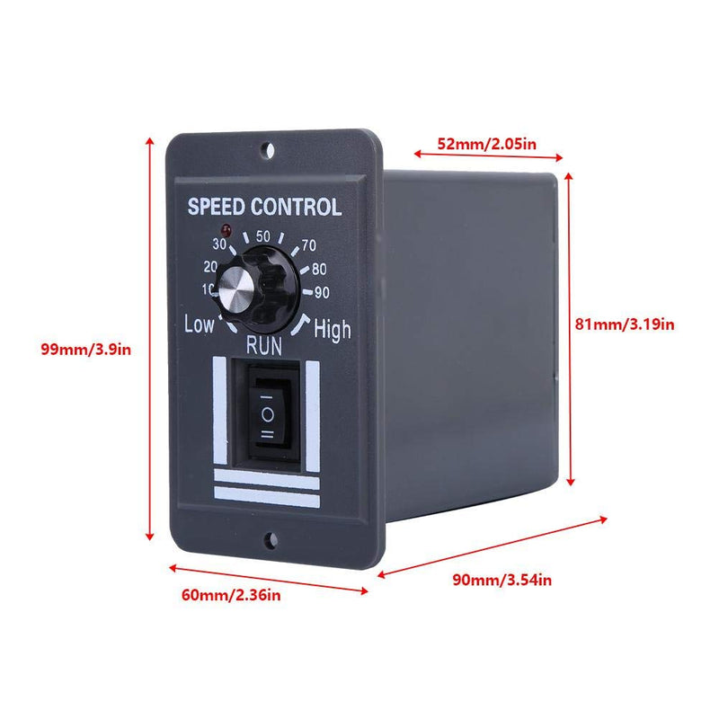 [Australia - AusPower] - DC Motor Speeds Controller, Accurate Stable DC 12-60V 40A PWM Brush Motor Speeds Controller CW CCW Reversible Switch 