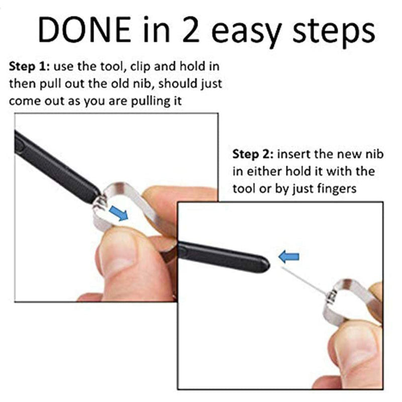 [Australia - AusPower] - SLAUNT Stylus S Pen Nibs/Tips Replacement Compatible with Samsung Galaxy Tab S7/S7 Plus/S6/S6 Lite Note10/10 Plus Note 20 Replacement Touch Pen Tip (White) White 