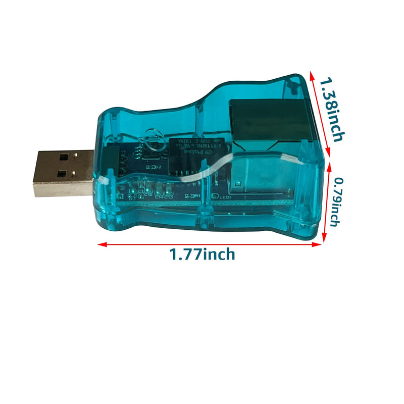 [Australia - AusPower] - DSD TECH SH-N01A USB to Ethernet RJ45 Adapter 10M/100M for Desktop Laptop 