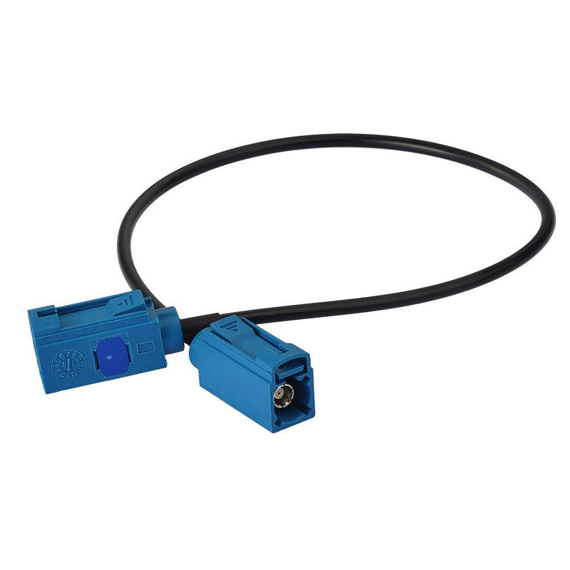 [Australia - AusPower] - Bingfu Fakra Z Female to Female Vehicle Antenna Adapter Cable 30cm 12 inch for Car Stereo Android Head Unit GPS Navigation FM AM Radio Sirius XM Satellite Radio 4G LTE TEL Telematics Bluetooth Module 1ft / 30cm 