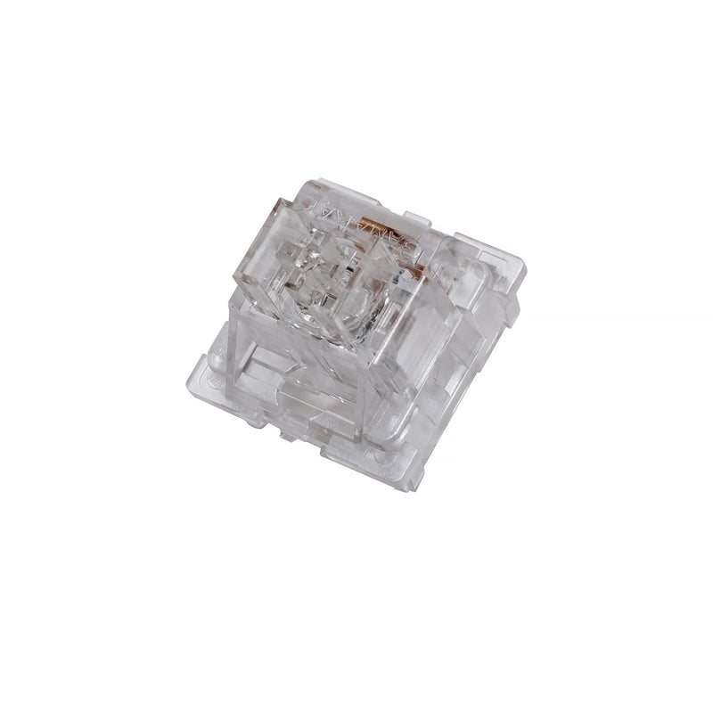 [Australia - AusPower] - GK GAMAKAY Linear Mechanical Keyboard Switch, 35Pcs/Pack Crystal Switch 3 Pin Switches for LK67 CK61 CK68 DIY Mechanical Gaming Keyboards (Crystal Switch) 
