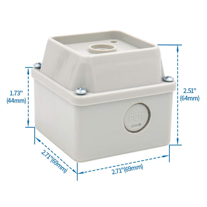 [Australia - AusPower] - Baomain Master Switch Exterior Box SZW26-20 Work for Cam Switch SZW26-20/0-3.2 660V 20A 4 Position 