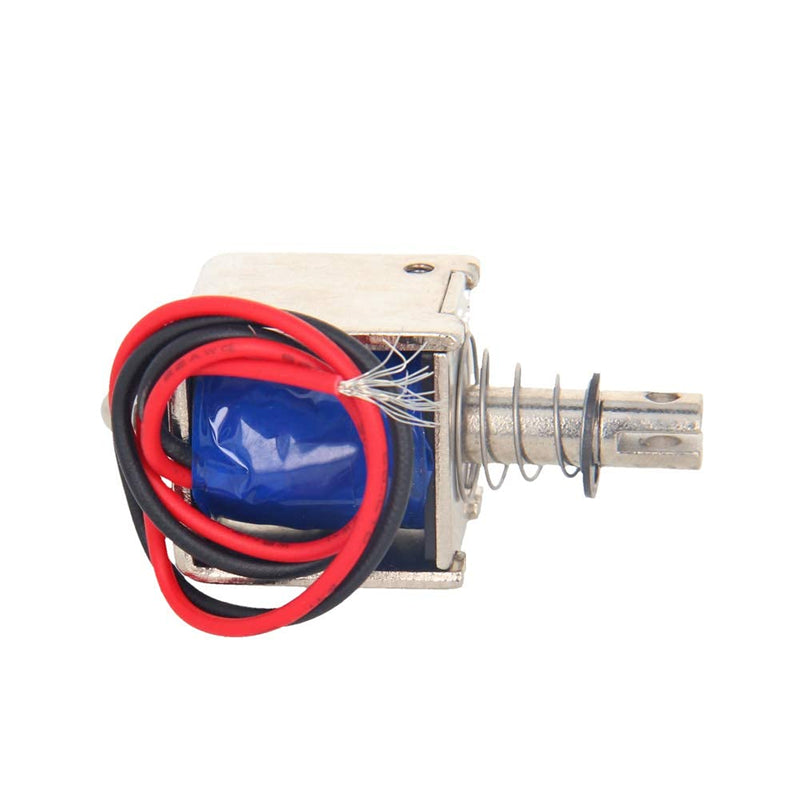 [Australia - AusPower] - Fielect DC 6V 20N Push Pull Type Solenoid Electromagnet, 2A 12W 10mm Stroke Open Frame Solenoid Electromagnet Linear Motion, JF-0826B-6V Model: JF-0826B-6V 