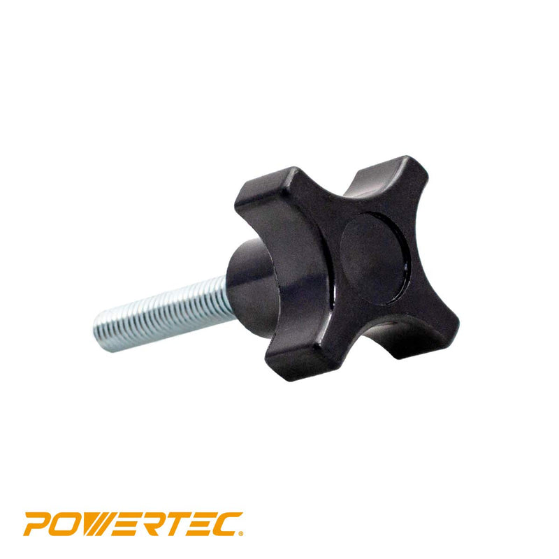 [Australia - AusPower] - POWERTEC QNB3011 4-Point Stud Knob, 1/4"-20, 2" Long, 5 PK 