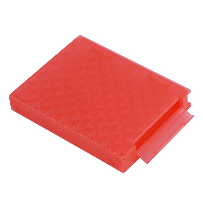 [Australia - AusPower] - Wendry 2.5 Inch Hard Drive Case Protective Box,Storage Box for HDD SSD External Hard Drive Case,Moisture-Proof and Anti-Static Storage Case red 