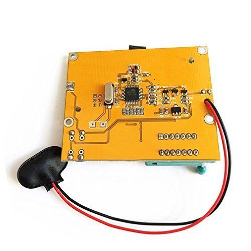 [Australia - AusPower] - HiLetgo LCR-T4 Multifunctional Resistor Capacitor Diode SCR Inductor Triode MOSFET Tube Meter Tester component tester kit 9V with 128 * 64 Green Backlight LCD Display 