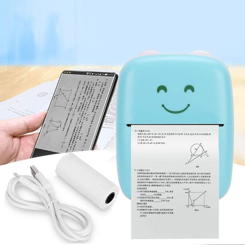 [Australia - AusPower] - Mini Pocket Printer, Wireless Bluetooth Mobile Printer for Photo, Notes, Study, Journal, Fun, Work 