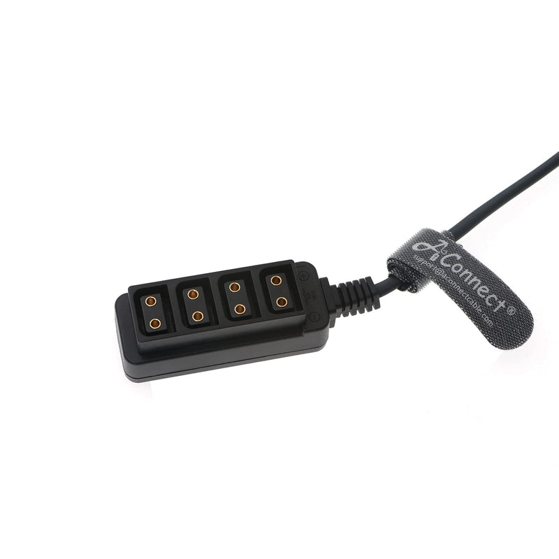[Australia - AusPower] - AConnect Cable-Splitter-Dtap-Steadicam-BMPCC for ARRI RED Cameras TILTA Steadicam IDX Battery D-tap Male to 4 Port dtap Female Splitter Power Cable Flexible 27in|70cm 70cm 