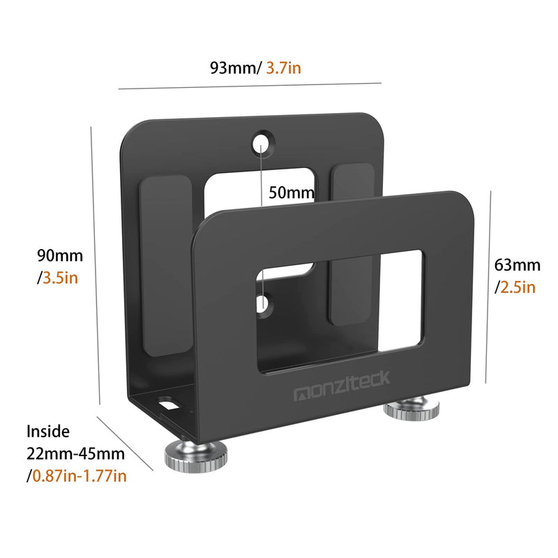 [Australia - AusPower] - Monzlteck Adjustable Small Device Wall Mount Holder for Apple TV,ROKU,Router,Modem and Other Media Players 