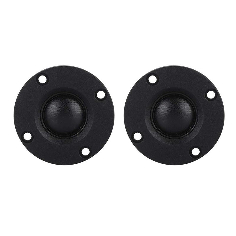 [Australia - AusPower] - Hakeeta 2pcs 30w 6Ω High Fidelity Speaker Silk Film Hemispheric Tweeter with Neodymium Iron Boron Driver, Smooth 20mm Diaphragm, Suitable for Speakers Over 8 Inches 