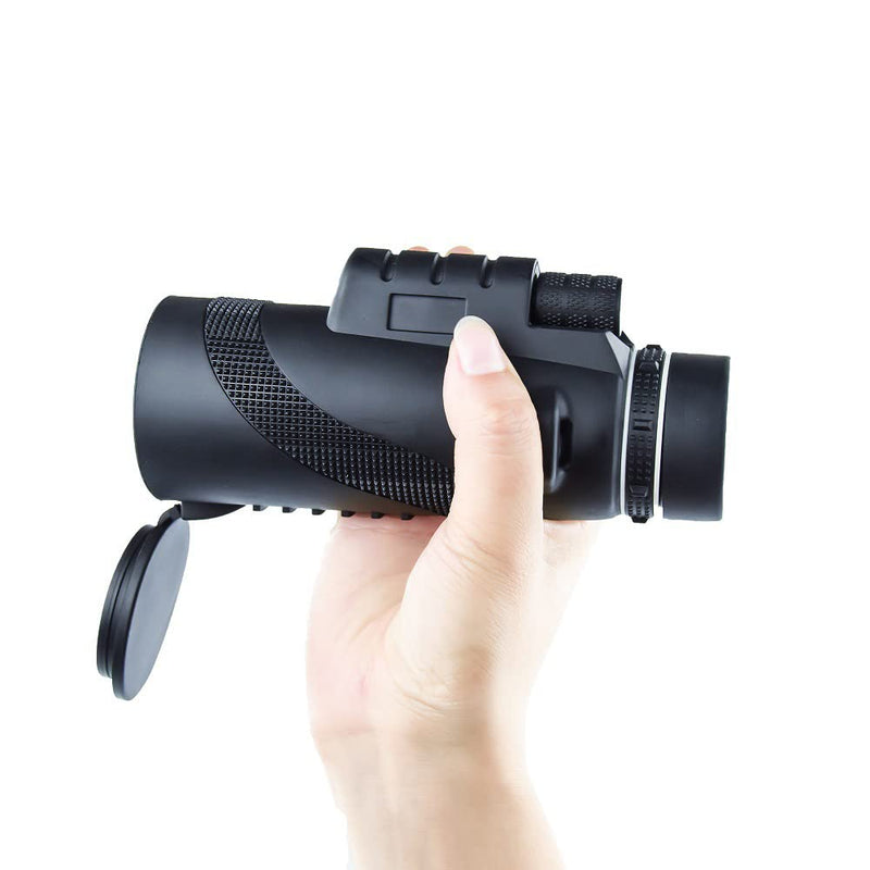 [Australia - AusPower] - High Definition Monocular (40 * 60) with Tripod Mount and Smartphone Mount, Compact high Power Dual Focus Adult for Distant Viewing, observing Animals, Scenery, Concerts, etc. 