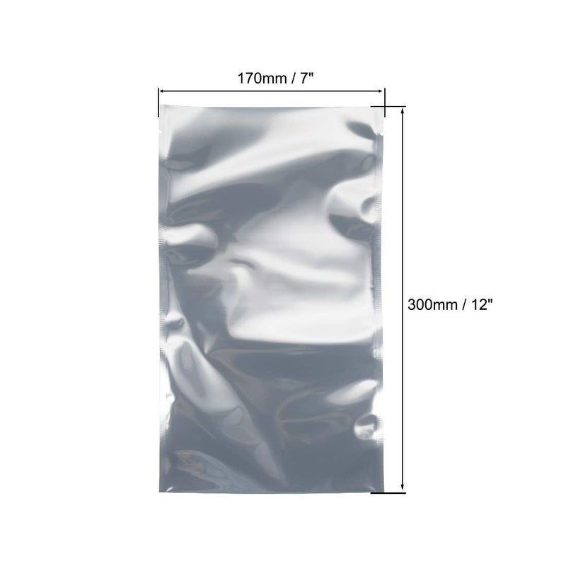 [Australia - AusPower] - uxcell Antistatic Shield Shielding Bag, Flat Open Top Anti Static Bag for Electronic Devices, 7x12 inch(170x300mm), 50 PCS 