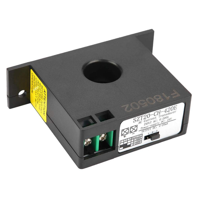 [Australia - AusPower] - Current Transmitter AC 0-200A Conversion Analog 4-20mA AC Isolator Transformer Converter Current Transducer 