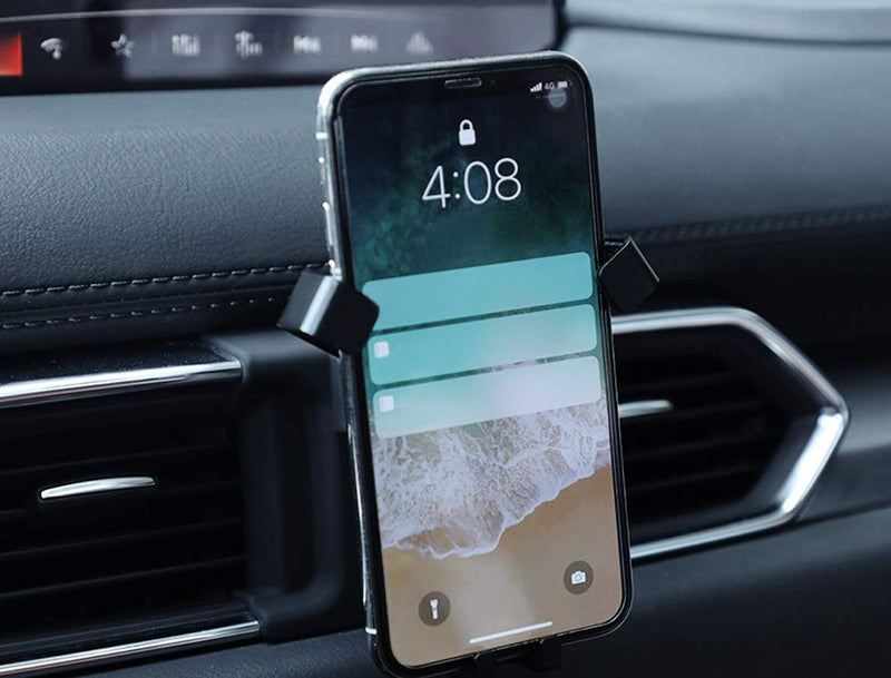 [Australia - AusPower] - iJDMTOY Smartphone Gravity Holder w/Exact Fit Clip-On Dash Mount Compatible With 2018-up Mazda CX-5 (Won't Occupy Air Vent Opening) 
