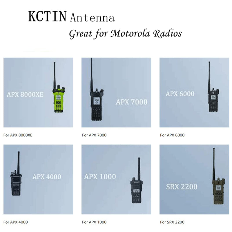 [Australia - AusPower] - Antenna for Motorola APX 764-870MHz Singla Band and 7-800 GPS (NAR6595A Stubby) by KCTIN (1 Pack) 