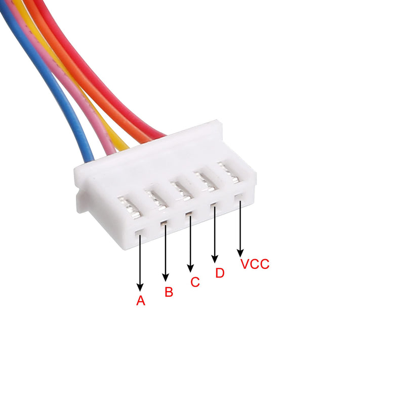 [Australia - AusPower] - uxcell 24BYJ48 DC 5V Reduction Stepper Motor Micro Reducer Motor 4-Phase 5-Wire 1/64 Reduction Ratio 