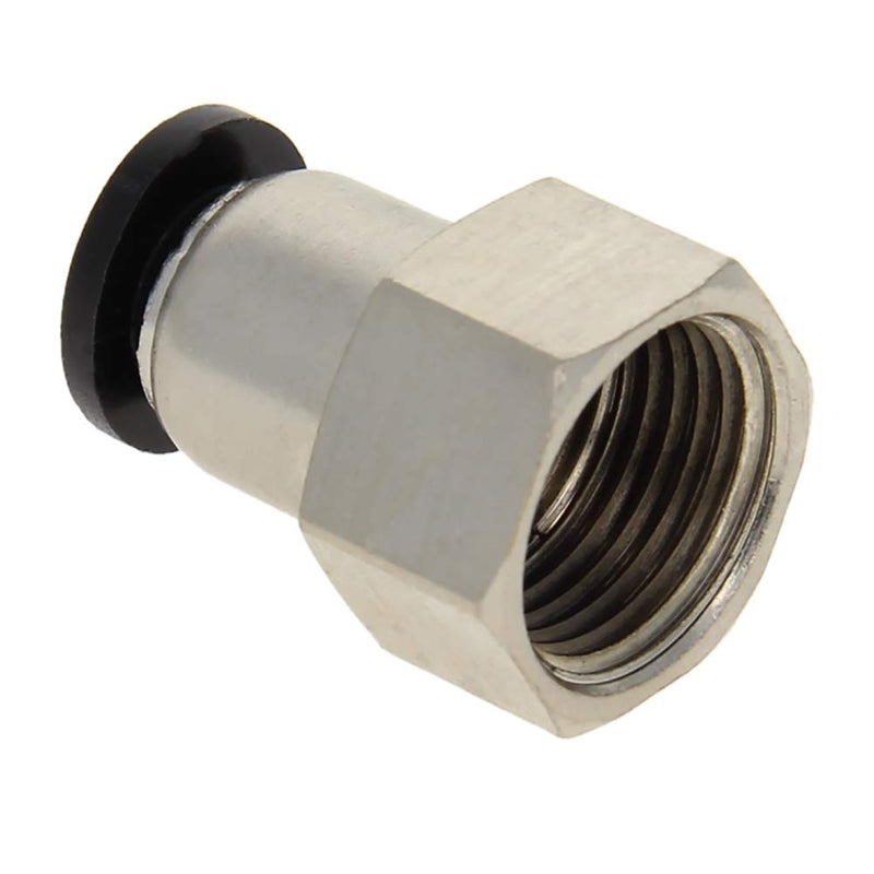 [Australia - AusPower] - Othmro 5Pcs Push to Connect Tube Fitting Adapter 8mm Tube OD x G3/8 Female Straight Pneumatic Connecter Connect Pipe Fitting Silver Tone PCF8-03 5pcs 