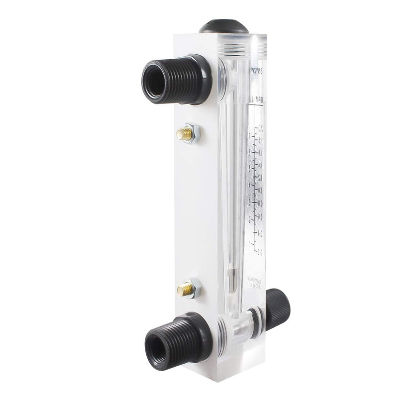 [Australia - AusPower] - BNYZWOT Tubig Liquid Daloy ng Metro Flowmeter 1/2 PT Thread M-15 0.2-2GPM 1-7LPM 