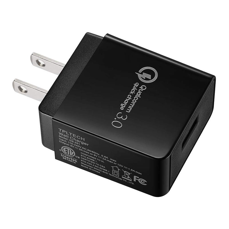 [Australia - AusPower] - Quick Charge 3.0 Fast Charger for LG Stylo 4 5 6, ThinQ G5 G6 G7 G8 G8X K51, V20 V30 V30S V35 V40 V50 V60 ThinQ, Velvet, 18W Travel Rapid Adapter with 5Ft USB Type C Charging Cable 