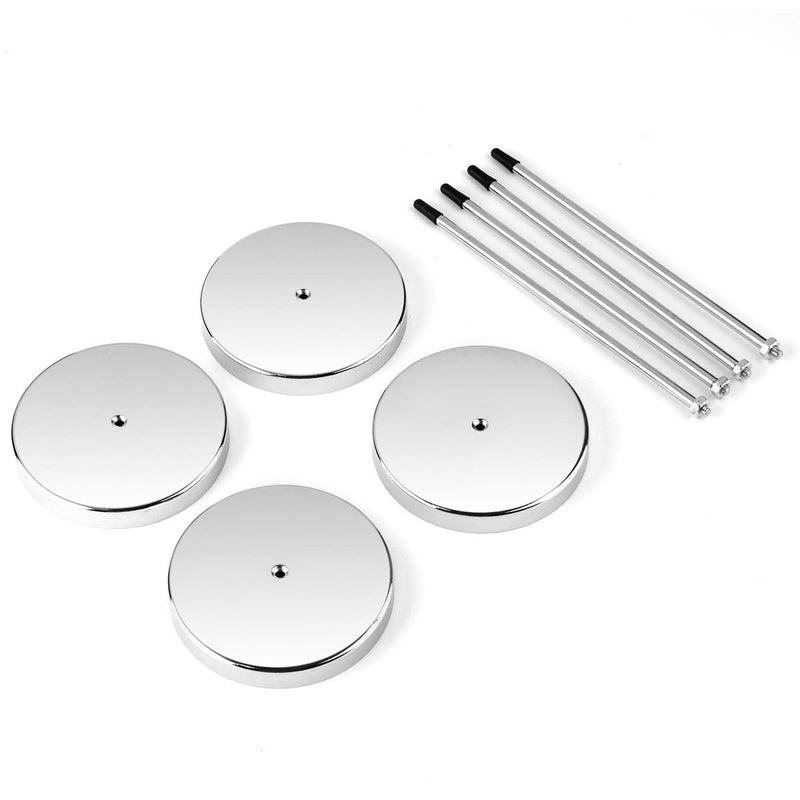 [Australia - AusPower] - 4pcs Desk Receipt Holder Bill Fork Receipt Spike Stick Silver Restaurant Check Spindle 5.5 Inch by HRLORKC… 4 