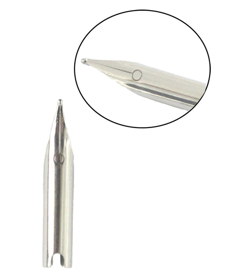 [Australia - AusPower] - Gullor 5PCS Fountain Pen Nibs Fit Jinhao 606, Silver, Fine Nib 606 fine nib 