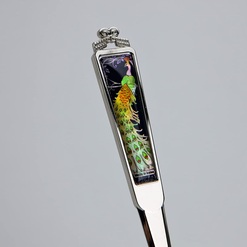 [Australia - AusPower] - Envelope Opener Cutter Knife – 168mm Decorative Letter Opener for Envelopes, Boxes, Packages – Premium Rustproof Iron Letter Opener for Everybody – Anti-Fingerprint Treatment (Peacock) Peacock 