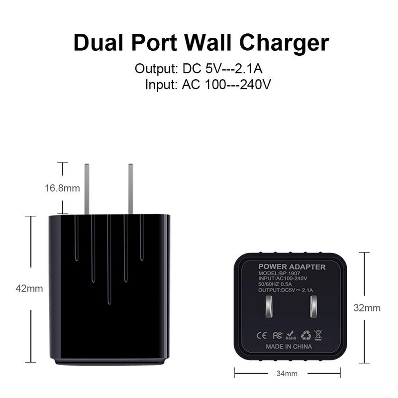 [Australia - AusPower] - USB Type C Wall Charger Block Cube Fast Charging C Charger Cable Cord 6ft for Samsung Galaxy S22/S21/S21 Ultra/S21 Plus/S20/S20+/S10e/S9/S8/A10e/A20/A50/A71/Note 20/10/9,Google Pixel 5 4 3a,Moto G8 G7 4 Pack Black 