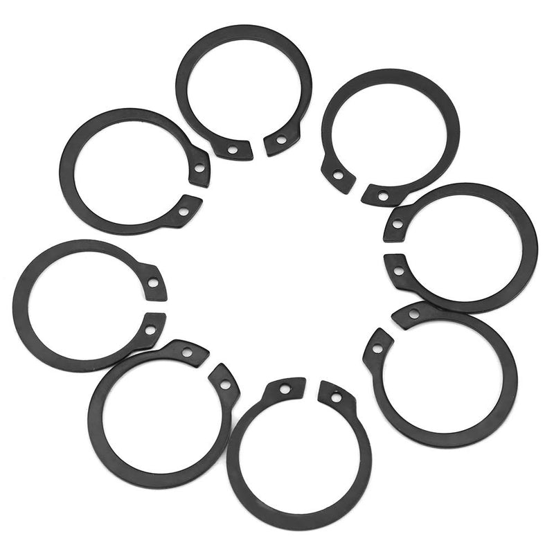 [Australia - AusPower] - Yosoo Health Gear Assortment Circlip Kit 3mm-32mm 150Pcs, External Circlips Snap Ring, Snap Rings Assortment, 18 Sizes, Black C-Clip External Retaining Ring with Plastic Sorting Box 