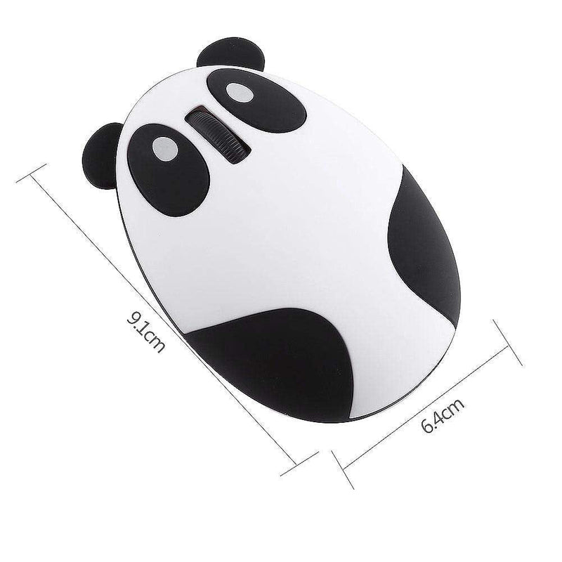 [Australia - AusPower] - Hilitand Rechargeable Wireless Mouse, 2.4GHz Wireless Optical Panda Computer Mouse Quiet Ergonomic USB Cartoon Computer Mouse for Win/OS X/Linux/Andriod/iOS 