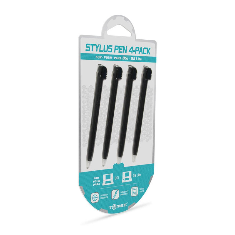 [Australia - AusPower] - Tomee Stylus Pen Set for Nintendo DSi/ Nintendo DS Lite (Black) (4-Pack) 