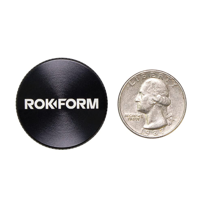 [Australia - AusPower] - Rokform - Low Pro Magnetic Phone Mount, 1-Inch Phone Magnet for Car, 3M VHB Adhesive Holder Mounts to almost any Flat Surface, Compatible with all Rokform Cases (Black) 