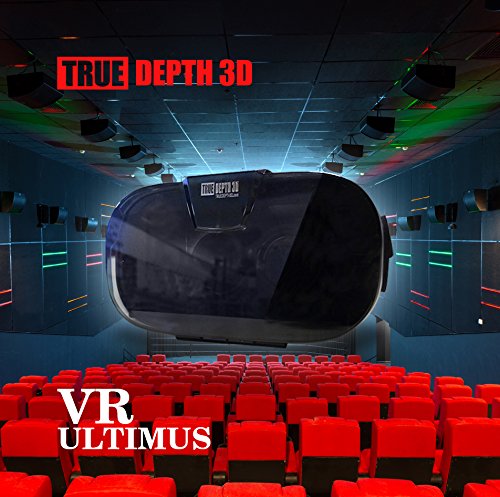 [Australia - AusPower] - True Depth 3D® VR Ultimus™ Premium Virtual Reality for 4-6 Inch Android or Apple Smartphones 